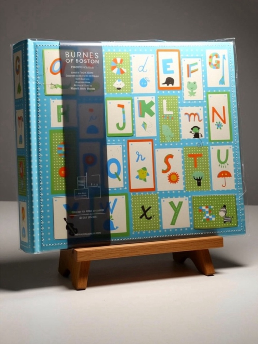 Burnes Of Boston Memory Book Baby 10x9” Photo Album/Scrapbook for 4x6 Photos.
